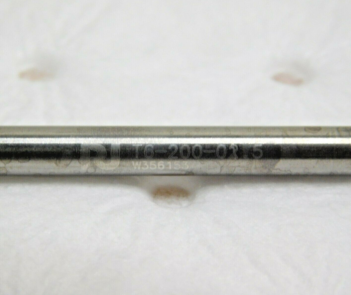 RobbJack Carbide Square End Mill Double End 5/64" Dia x 2.5" OAL 2FL T