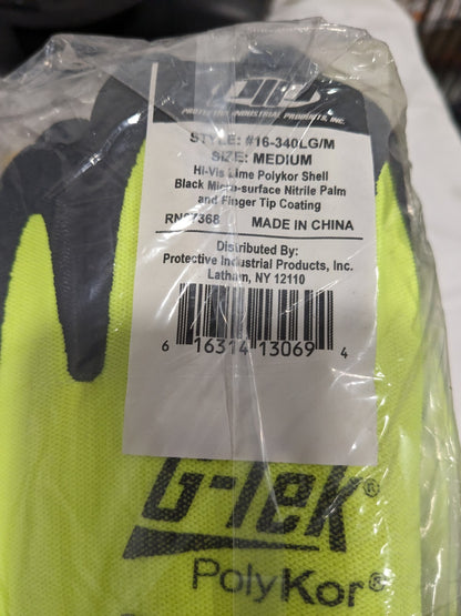 PIP Cut, Puncture &amp; Abrasion-Resistant Glove Sz M, Qty 12 16-340LG/M