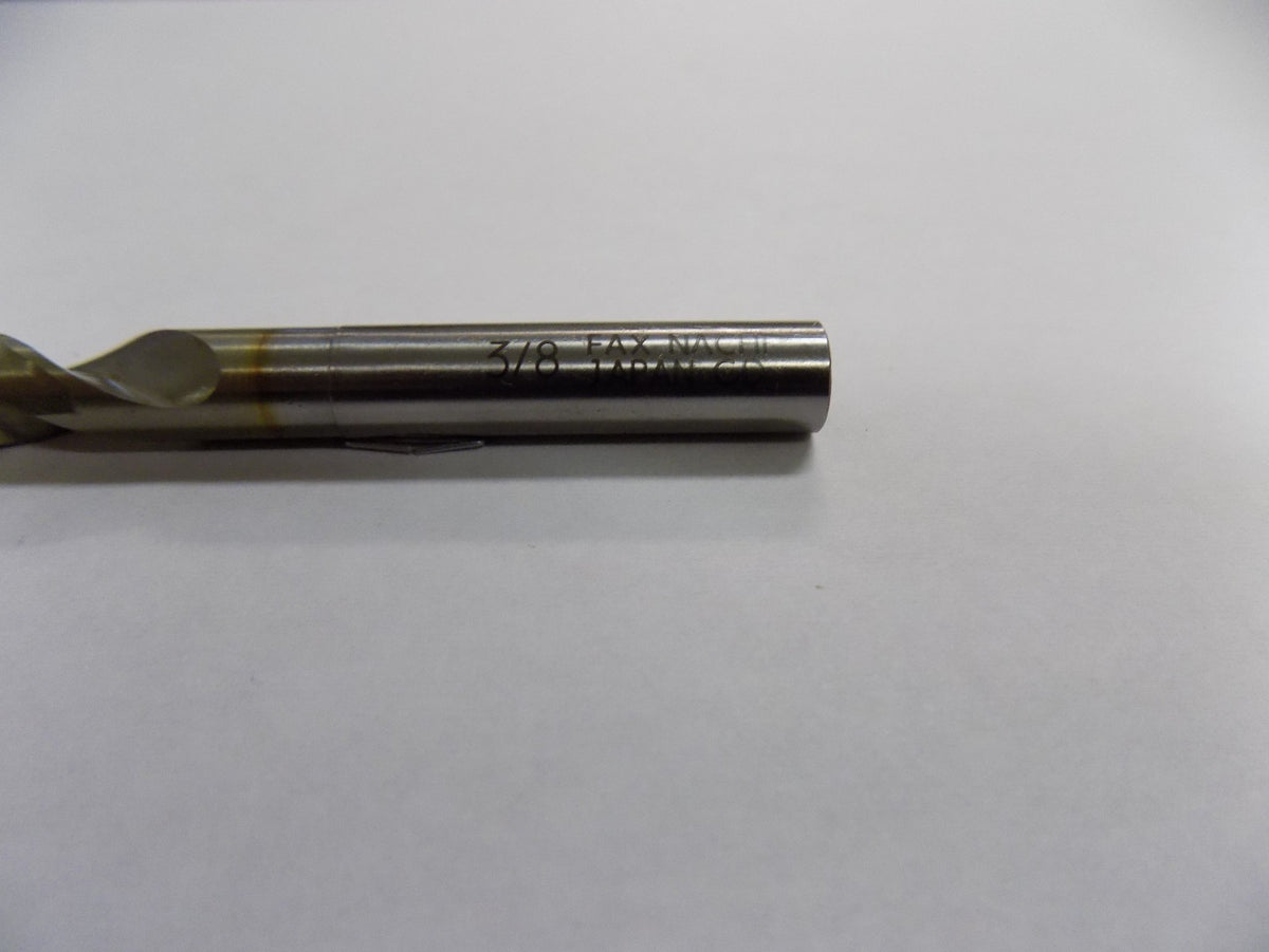 Nachi L7591P 3/8" Oil Hole 5D Fax Straight Shank Powder Metal SG Coated Dri