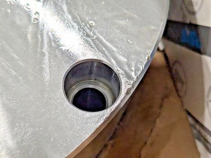 Bison 3 Jaw Self-Centering Lathe Chuck 10" Dia Plain Back 3205-10" 7-800-1000