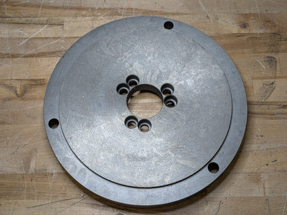 Gibraltar Adapter Back Plate for 12" Diameter Lathe Chucks A1-6 Mount