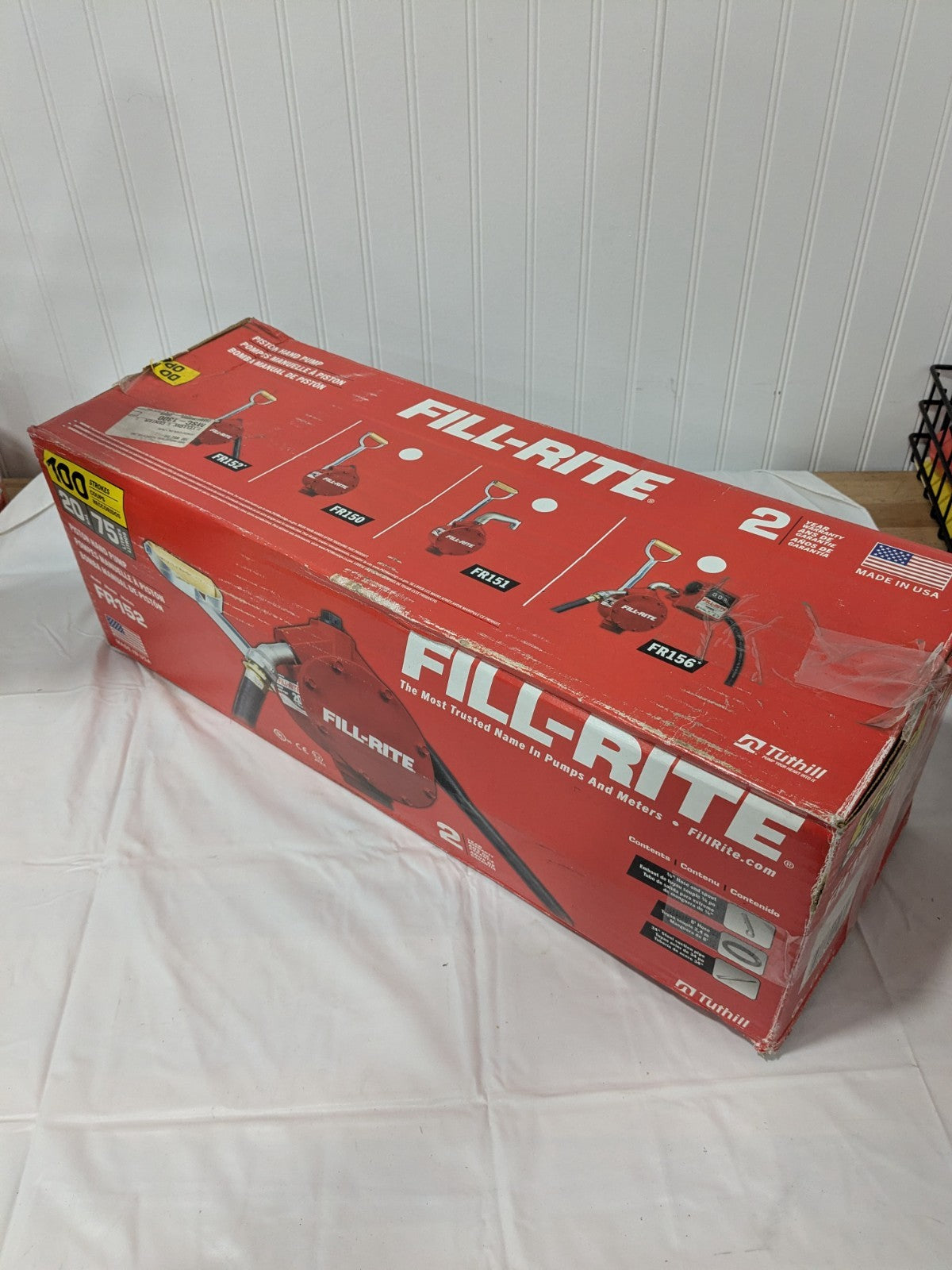 Fill-Rite 3/4" Outlet, Cast Aluminum Hand Operated Piston Pump FR152