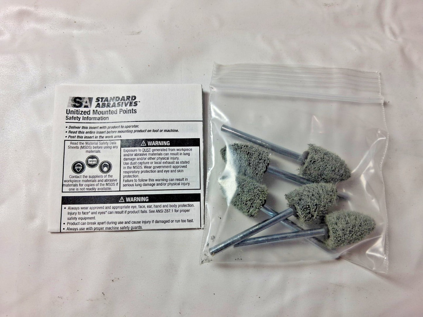 Standard Abrasives Black Silicone Carbide Unitized Mounted Points 5pk 7000121923