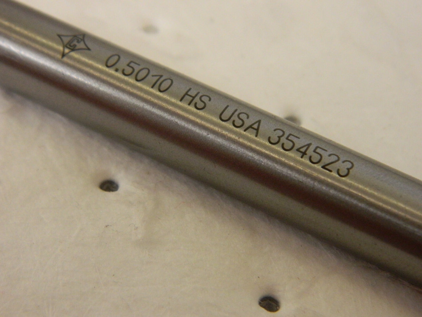 CLEVELAND Chucking Reamer: 0.501 Dia, 8 OAL HSS C26085