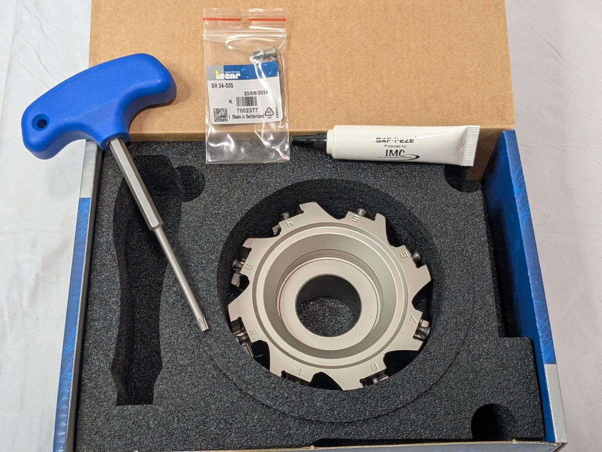 Iscar Indexable Face Mill 3.937"Dia 90D F90LN D100-08-31.75-R-N15 3102405