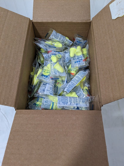 3M Earplugs: 33 dB, Foam, Bell, Roll Down, Uncorded Qty 200 7000029951