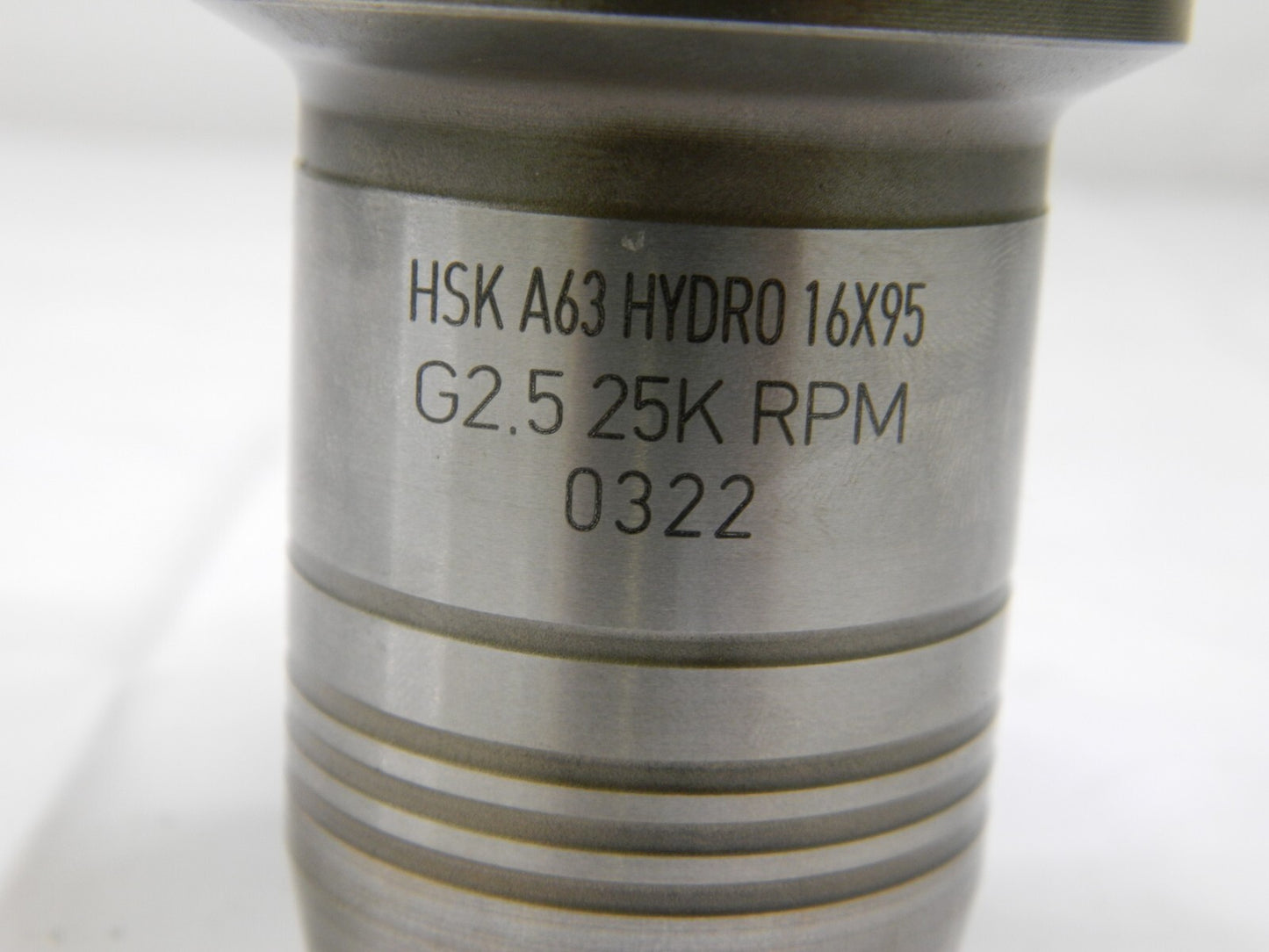 ISCAR Hydraulic Tool Chuck: HSK63A, Taper Shank, 16 mm Hole 4559355 USED