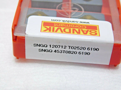 Sandvik Coromant Ceramic Turning Inserts SNGQ120712T02520 6190 Qty 10 5782749