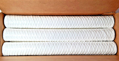 QTY6 Polypropylene Cotton Plumbing Cartridge Filters 2-1/2"OD T39R20A