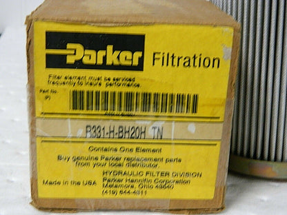 Parker Hydraulic Filter Element 1.9" x 3.6" x 6.4" R331-H-BH20H P