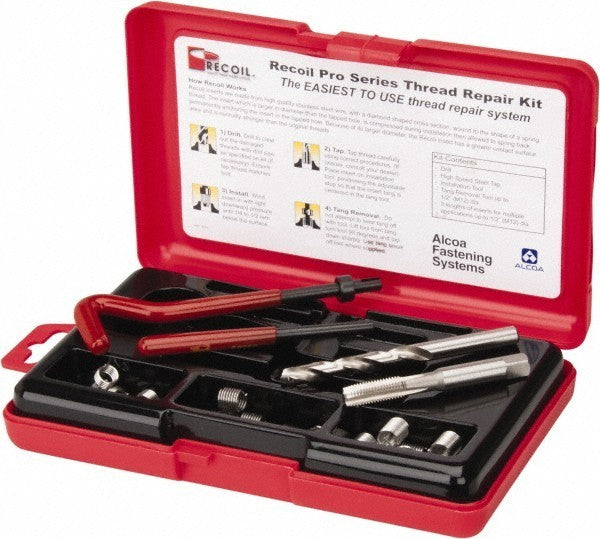 Recoil Thread Repair Kit: Free-Running & Screw-Locking 35086