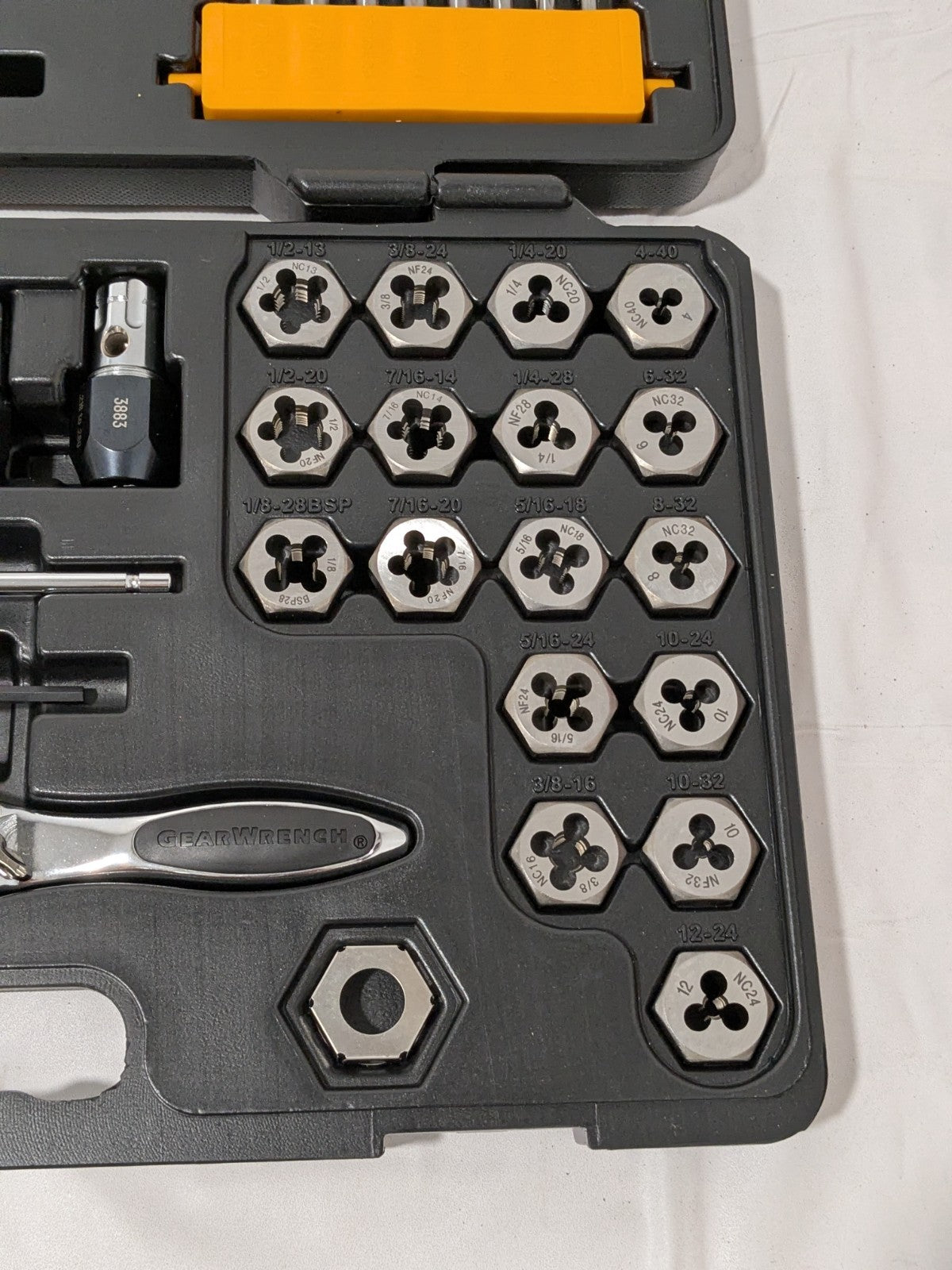Gearwrench 77pc Ratcheting Tap & Die Set Sae/Metric 3887
