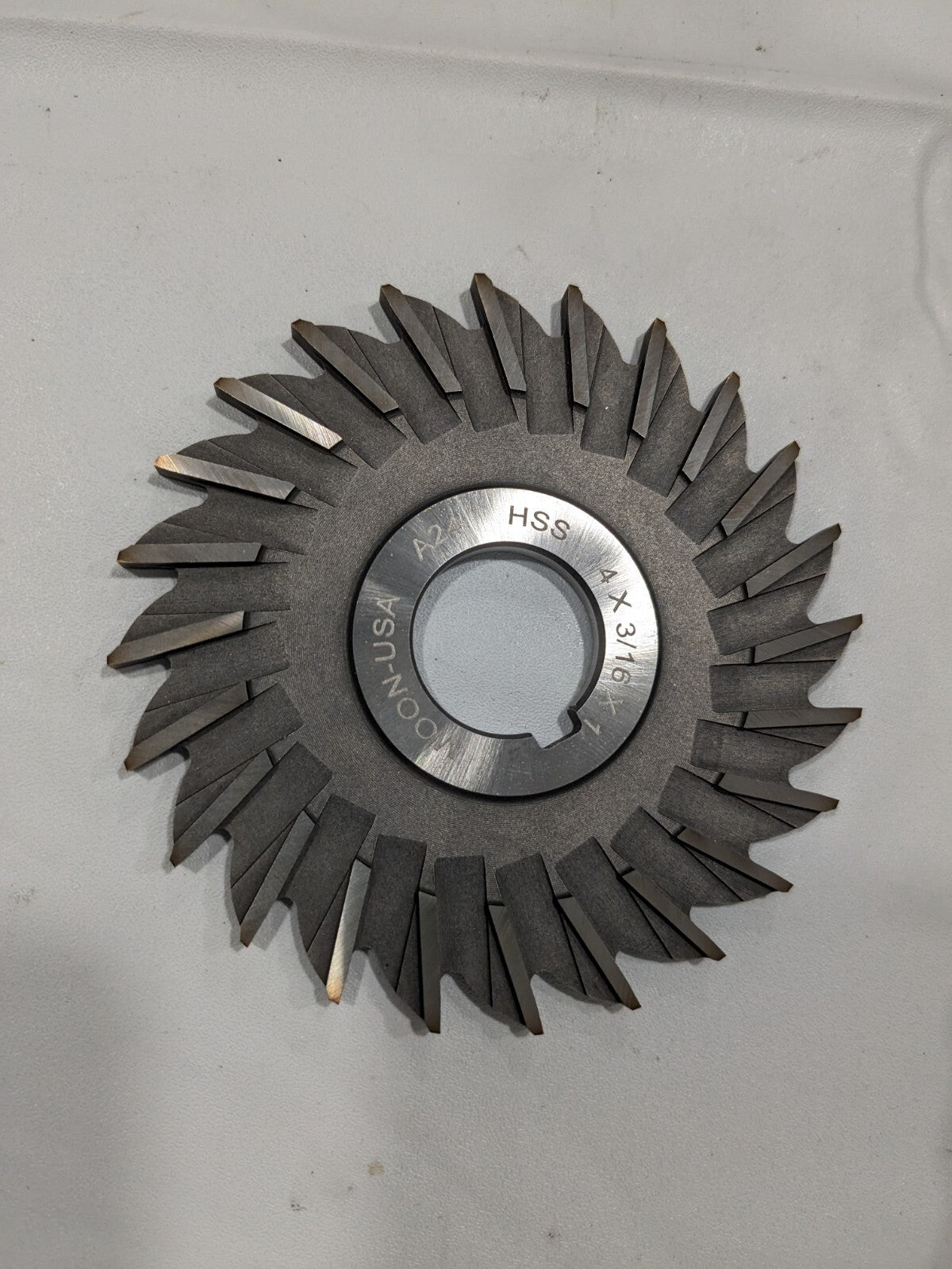 Side Milling Cutter 4"CutterDia 3/16" CuttingWidth 1"ArborHole 24Teeth SM4187