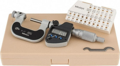 Mitutoyo Electronic Screw Thread Micrometer: 0" to 1" Range 326-351-32