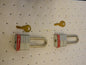 MASTER LOCK Lockout Padlock: Keyed Alike qty 2 2" High 3KALHRED-2003