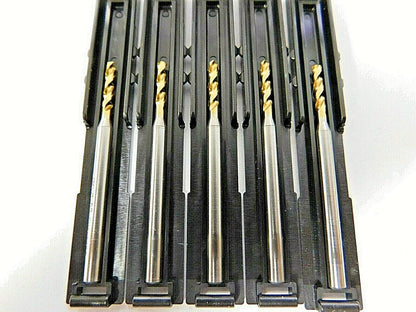 OSG 0.0795" 130° Spiral Flute  HSS Screw Machine Drill Bit QTY 5 8595202