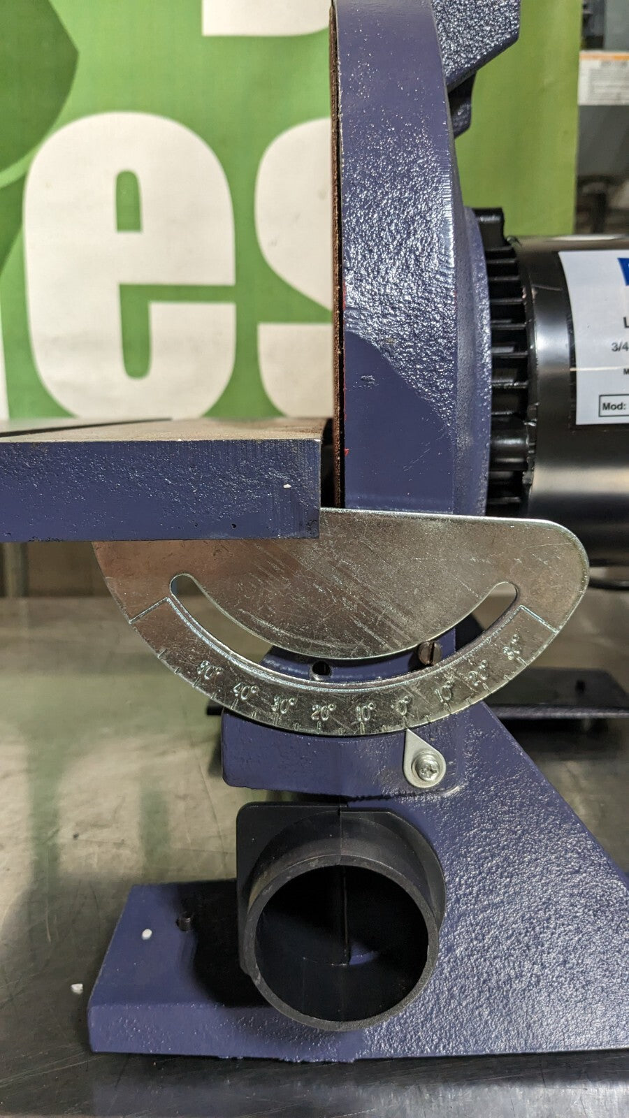 PALMGREN Bench Disc Sanding Finishing Machine 12 Disc Diameter 3/4 HP 120 V
