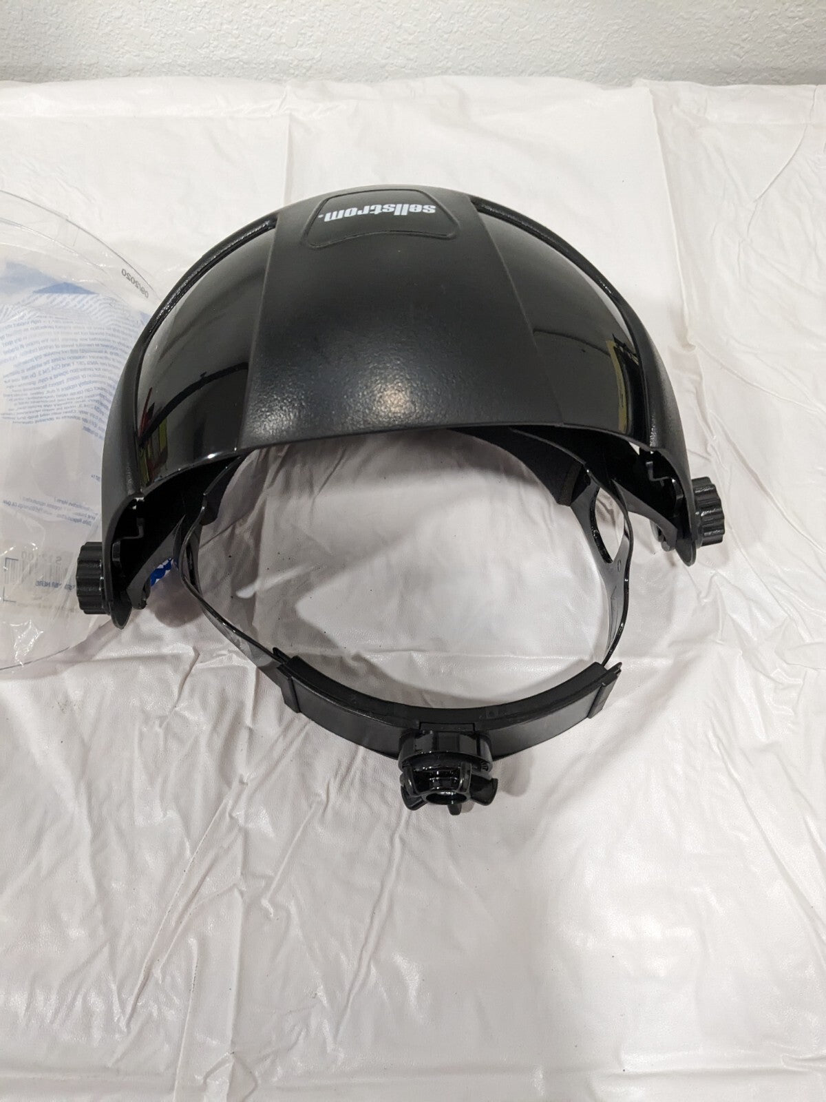 SELLSTROM Face Shield & Headgear: 9" High, 12-1/8" Wide S32010
