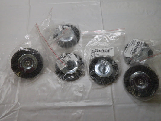 Wheel Brush lot of 6: 3″ Wheel Dia, Crimped 3807506590R