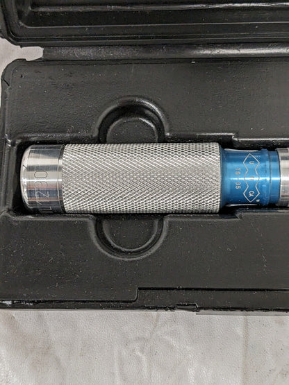 APEX Torque Screwdriver: 6 to 36 in/lb Torque 6-1/2" OAL, 1/4" Drive T