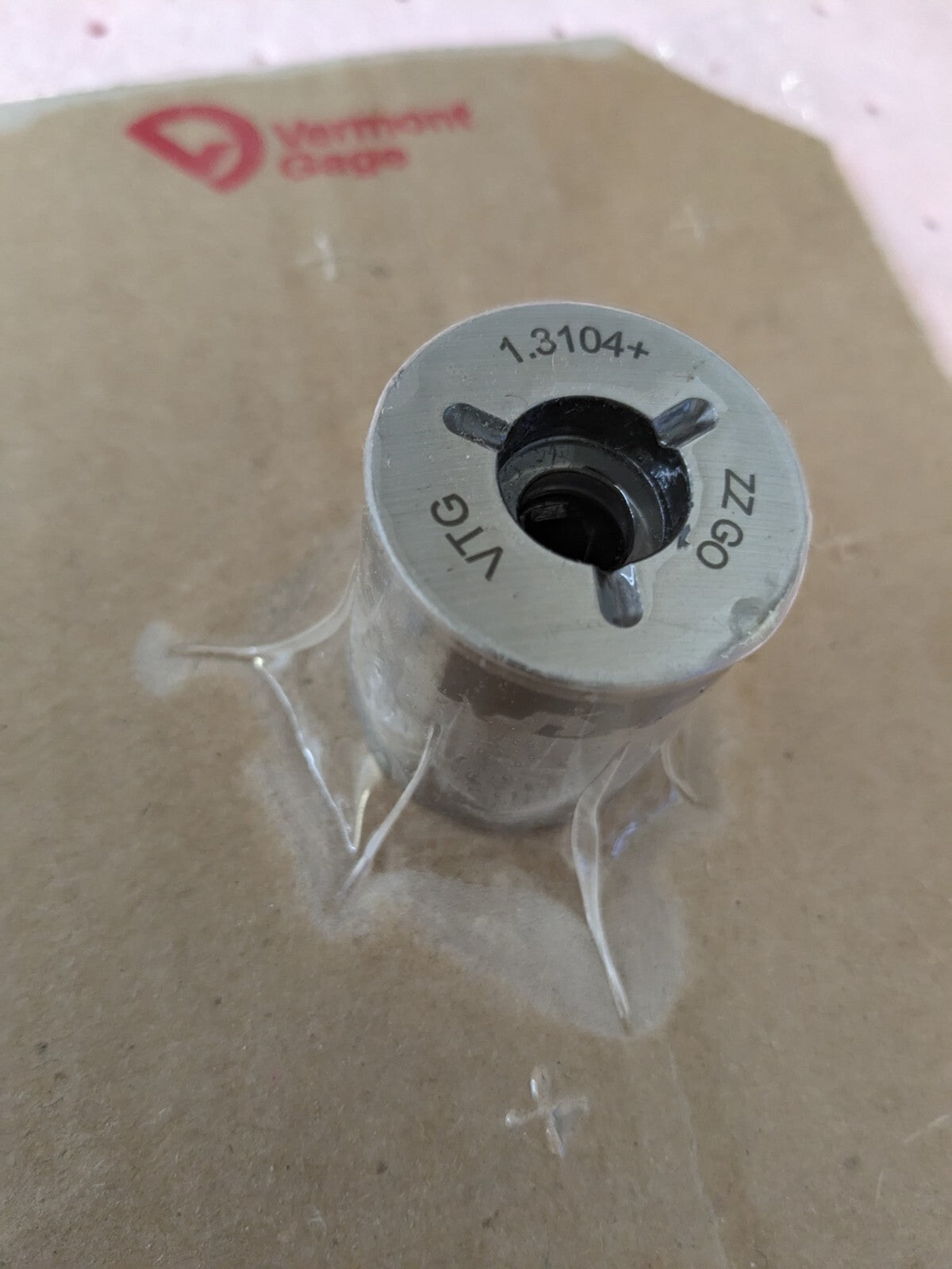 VERMONT GAGE Class ZZ Plus Plug Gage: 1.3104" Dia 1.3104 PLUS