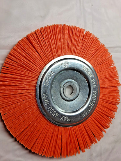 Dico Straight Wheel Brush 6" Wheel Dia, 3/8" Face Width 7200066