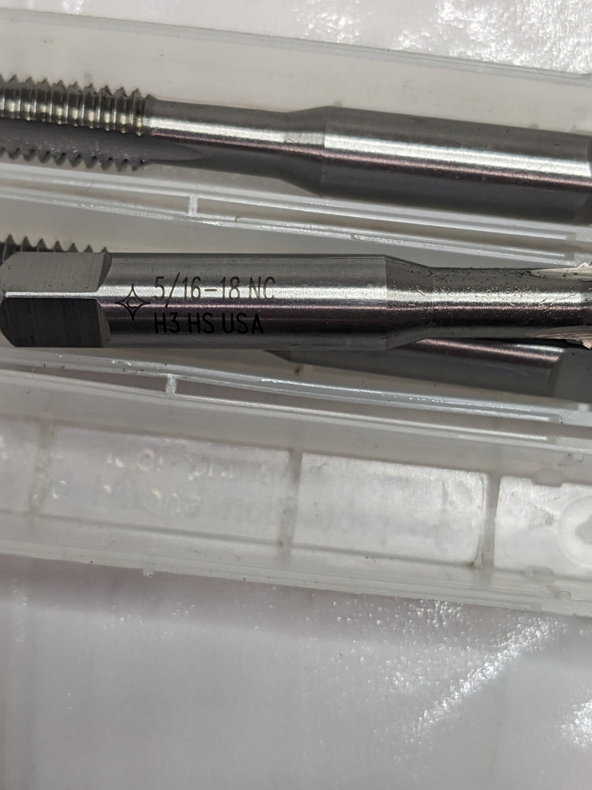 CLEVELAND Spiral Point Tap: 5/16-18 UNC, 3 Flutes Qty 3 C57153