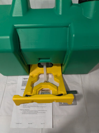Haws Portable Eyewash, Gravity-Fed, 9 gal. Capacity, Meets ANSI Z358.1 16000