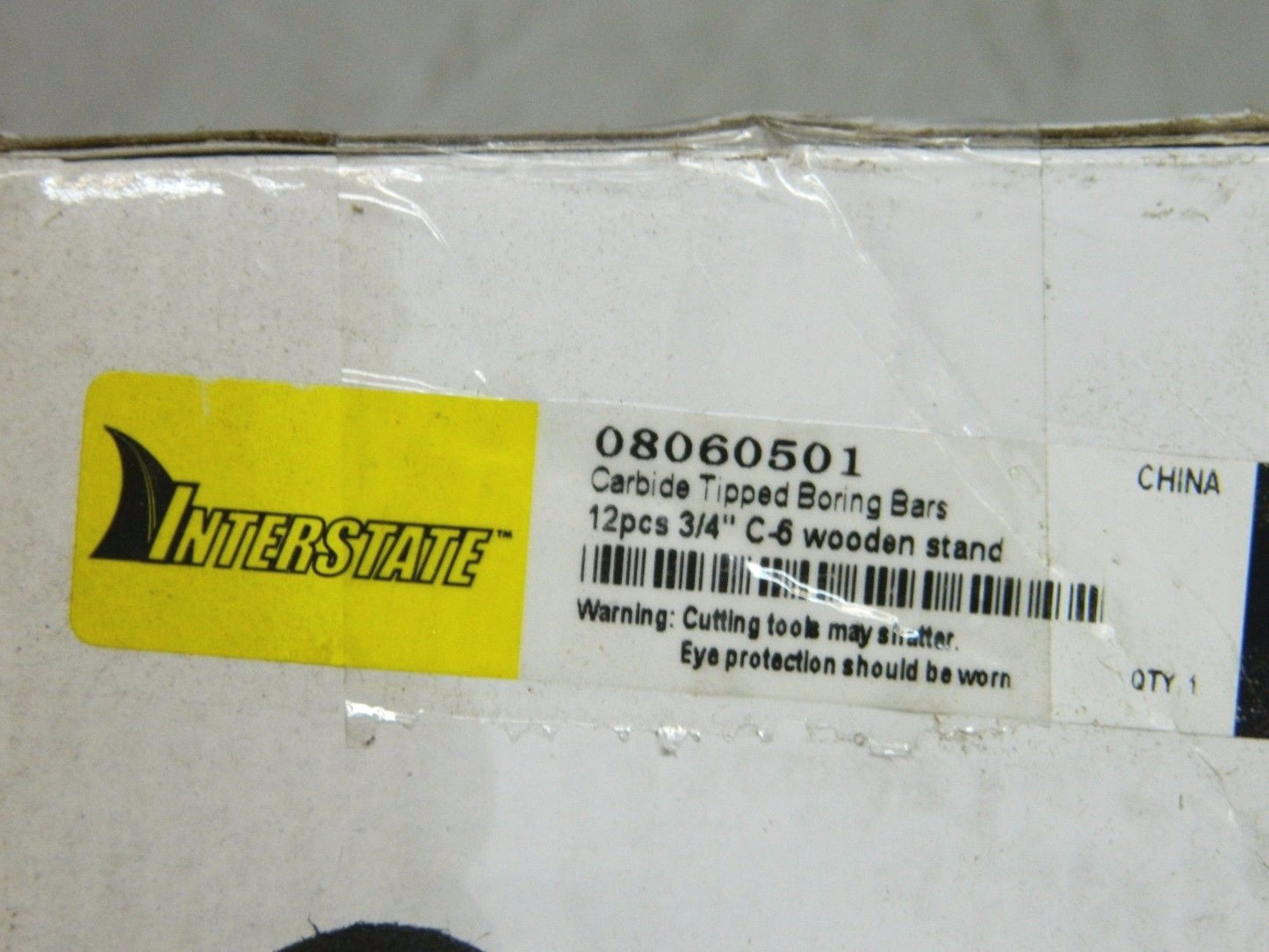 Interstate 93221182 7/16" to 13/16" Carbide Tipped 12 Piece Boring Bar Set