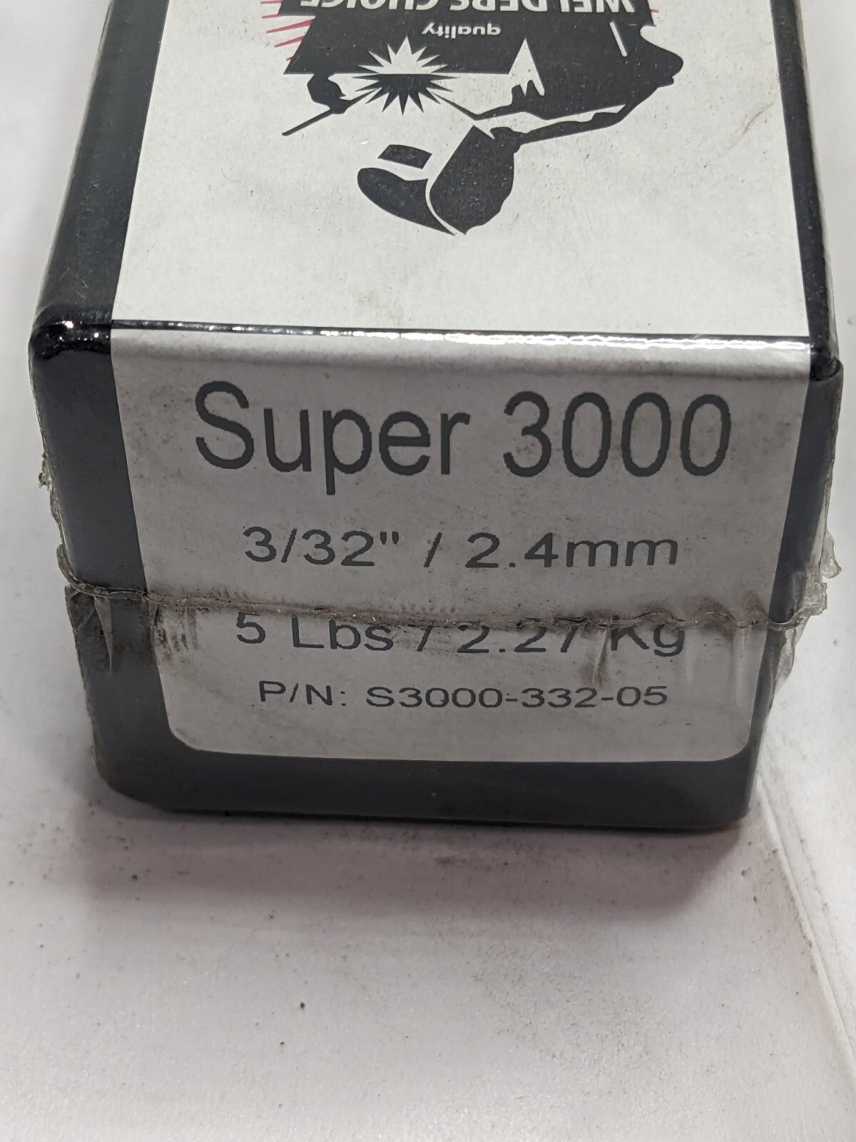 WELDER'S CHOICE Stick Welding Electrode: 3/32" Dia, 12" L, SS, 5 LB S3000-332-05