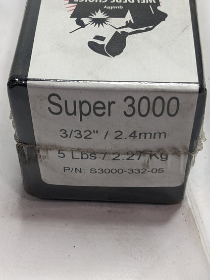 WELDER'S CHOICE Stick Welding Electrode: 3/32" Dia, 12" L, SS, 5 LB S3000-332-05