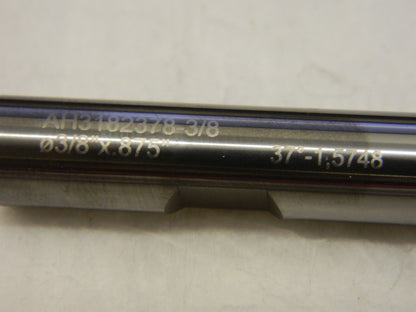 Walter Corner Radius End Mill 3/8" Dia 7/8 LOC 0.015 Radius 4 Fl Carbide 55