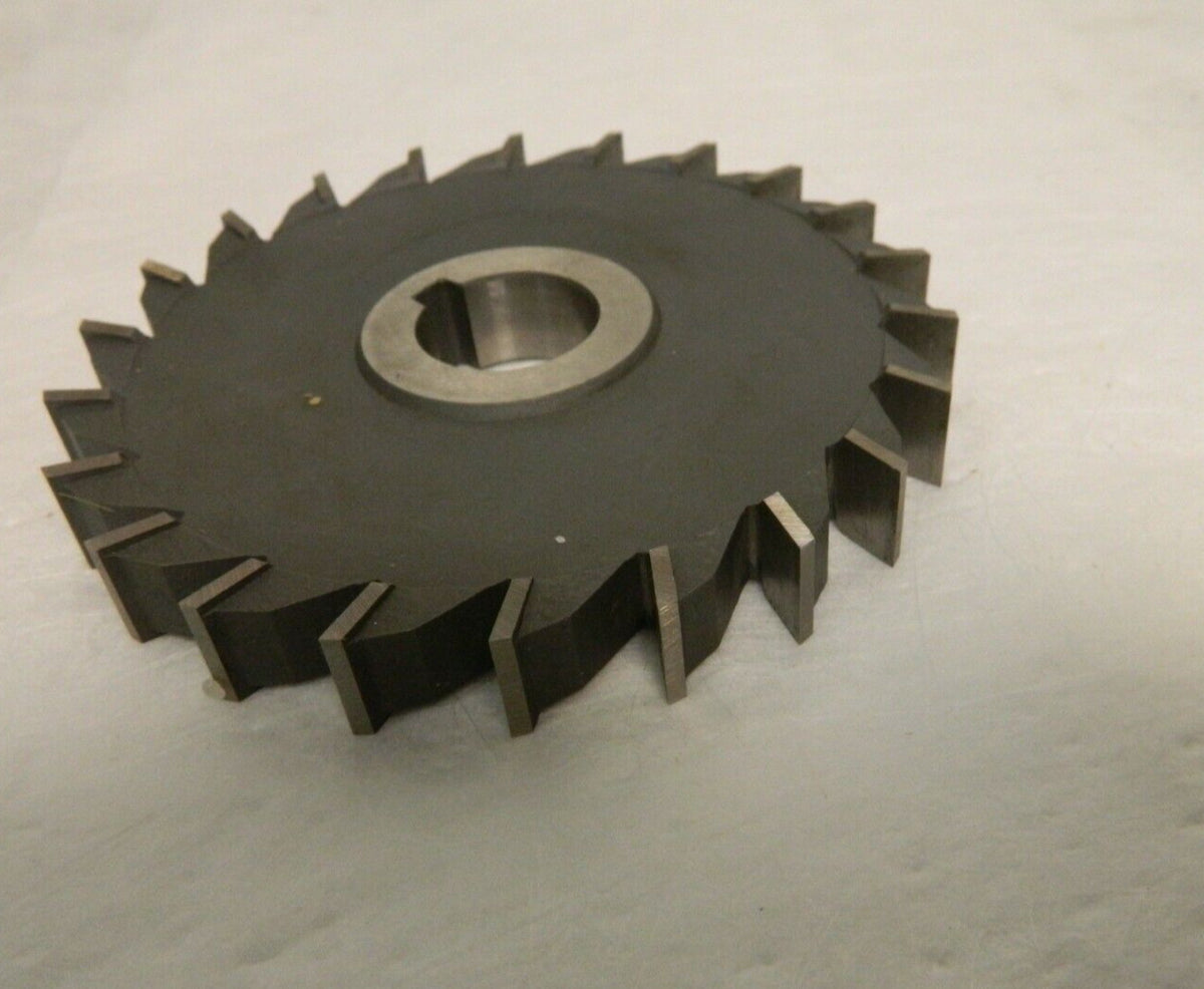 Pro 5" Diam x 5/8" Face Width Straight Tooth Side Milling Cutter 22 Te