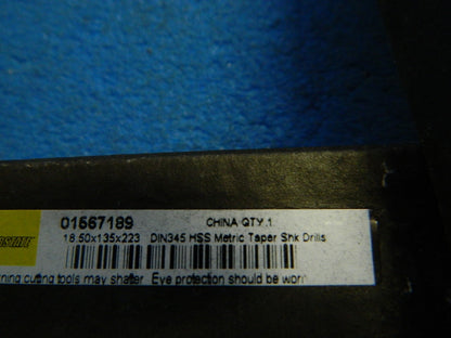 Interstate Taper Shank Drill Bits 0.7283" x 233mm OAL 2MT HSS Qty. 2 #01567