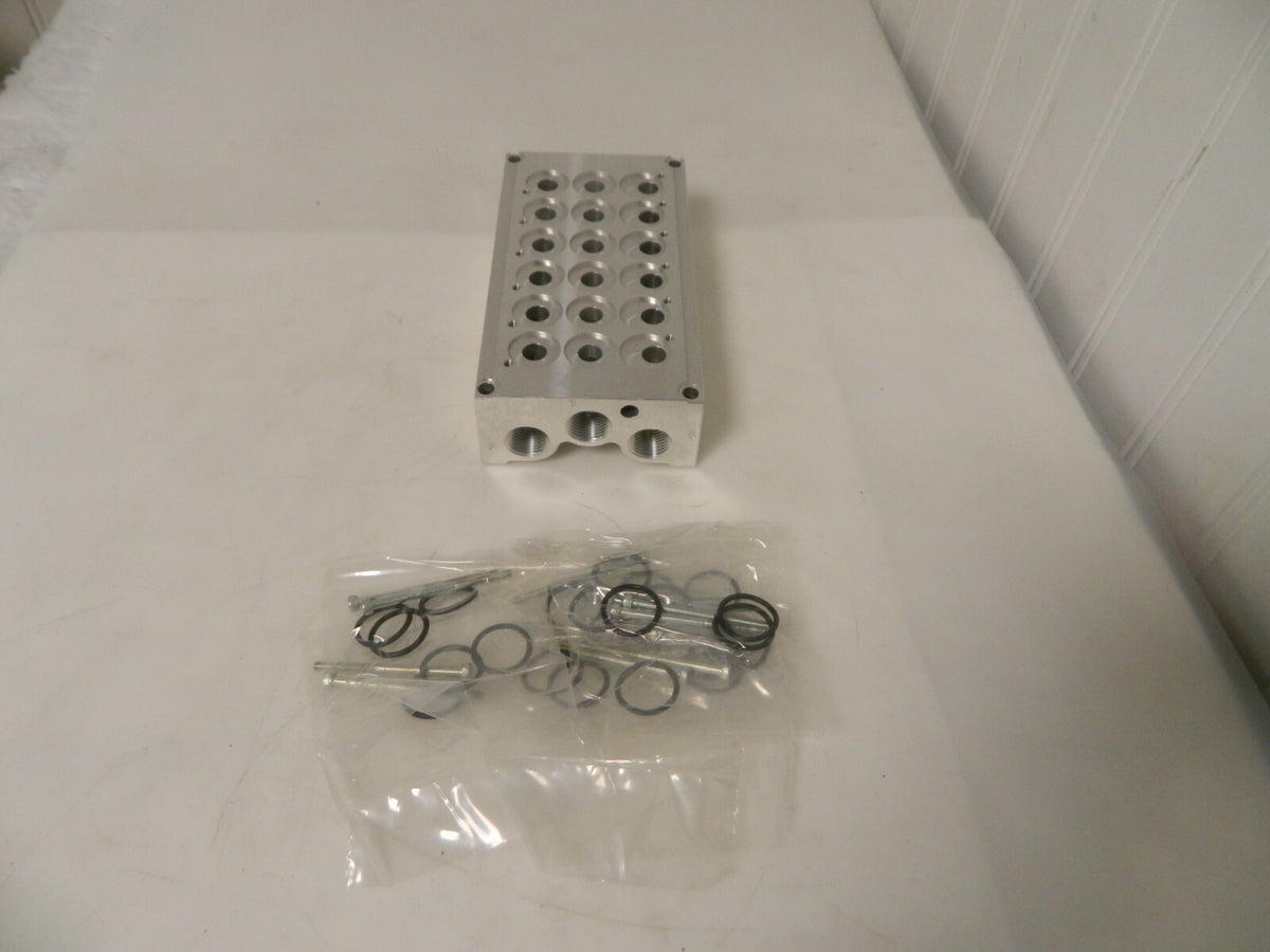Jupiter 1/4" In 3/8" Out Manifold 120°F Max 145 Max PSI 6 Outlet 70140