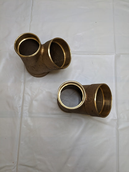 NIBCO Drain, Waste & Vent Pipe Fitting 2x1-1/2x2" Fitting, CxCxC Qty 2 E090400