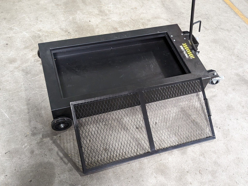 Pro Lube 18 Gal. Mobile Oil Drain Container Deck w/ Pump 42" x 22" x 6-1/2"