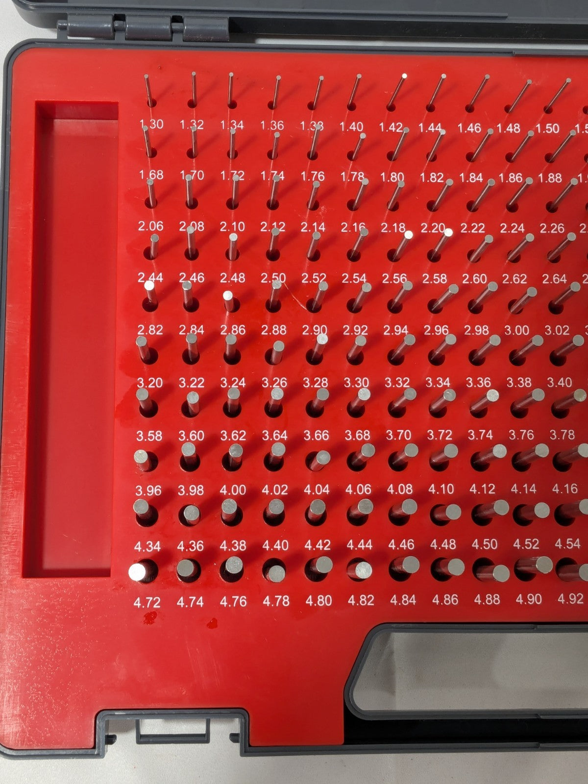 SPI Class ZZ Plug Gage Set: 1.3 to 4.98 mm Range, 185 Pc 22-179-6
