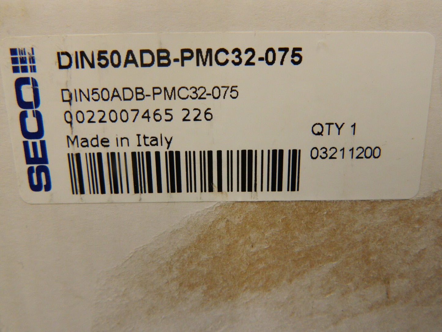SECO DIN50 Milling Chuck: 32 mm Hole Dia 03211200