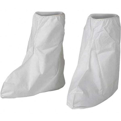 KLEENGUARD Boot Cover: Microporous Film Laminate &amp; Vinyl, White 400 Pack 444