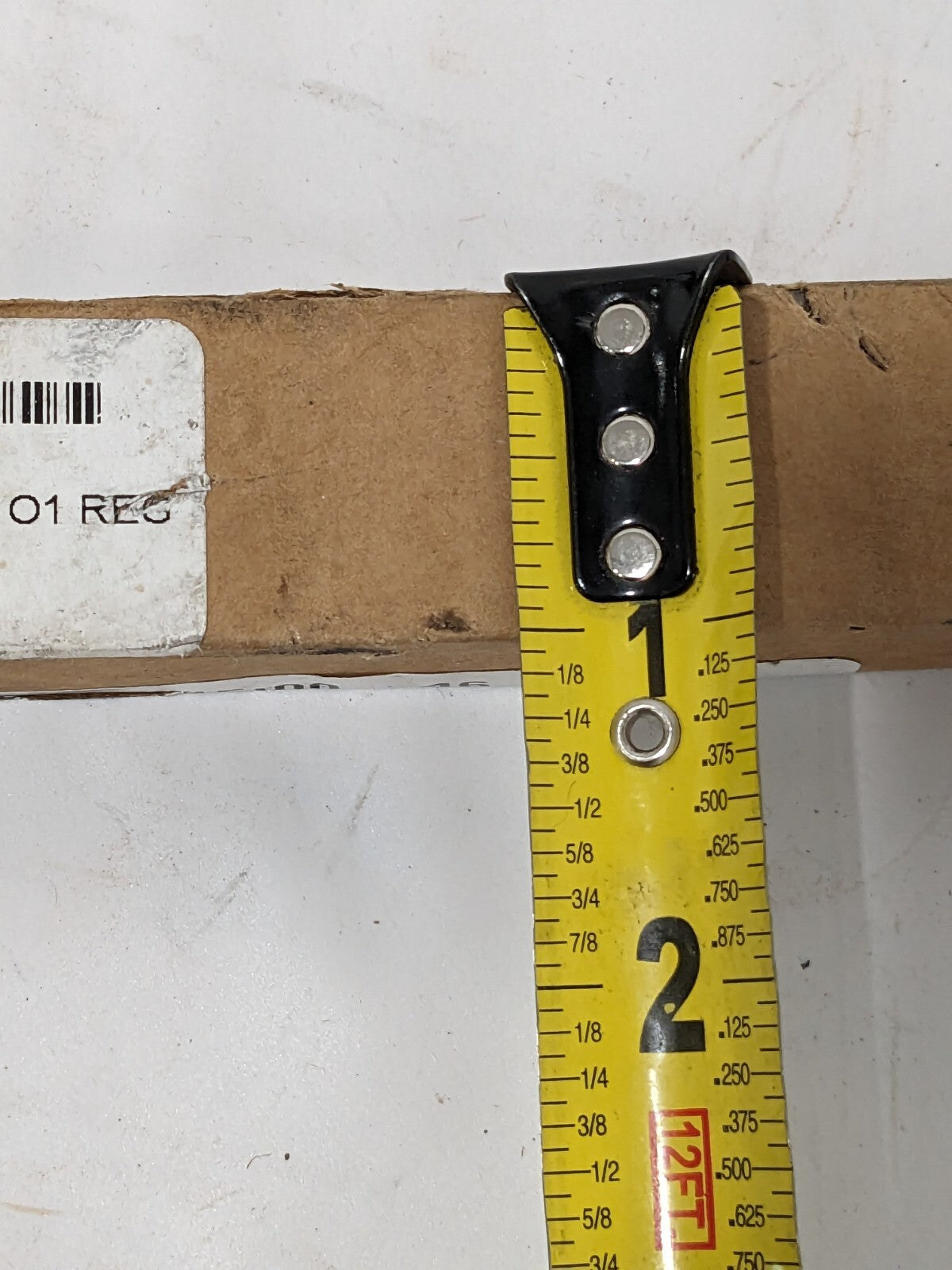 O1 Oil-Hardening Flat Stock: 3/4" Thick, 1" Wide, 18" Long NS06148100