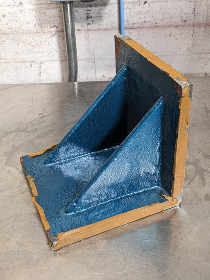 Double Web Cast Iron Machined Angle Plate 10" x 10" x 10" Parts / Repair