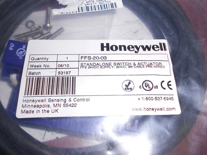 Honeywell FFS-20-03 1A Abs Plastic Magnetically Actuated NC Safety Switch