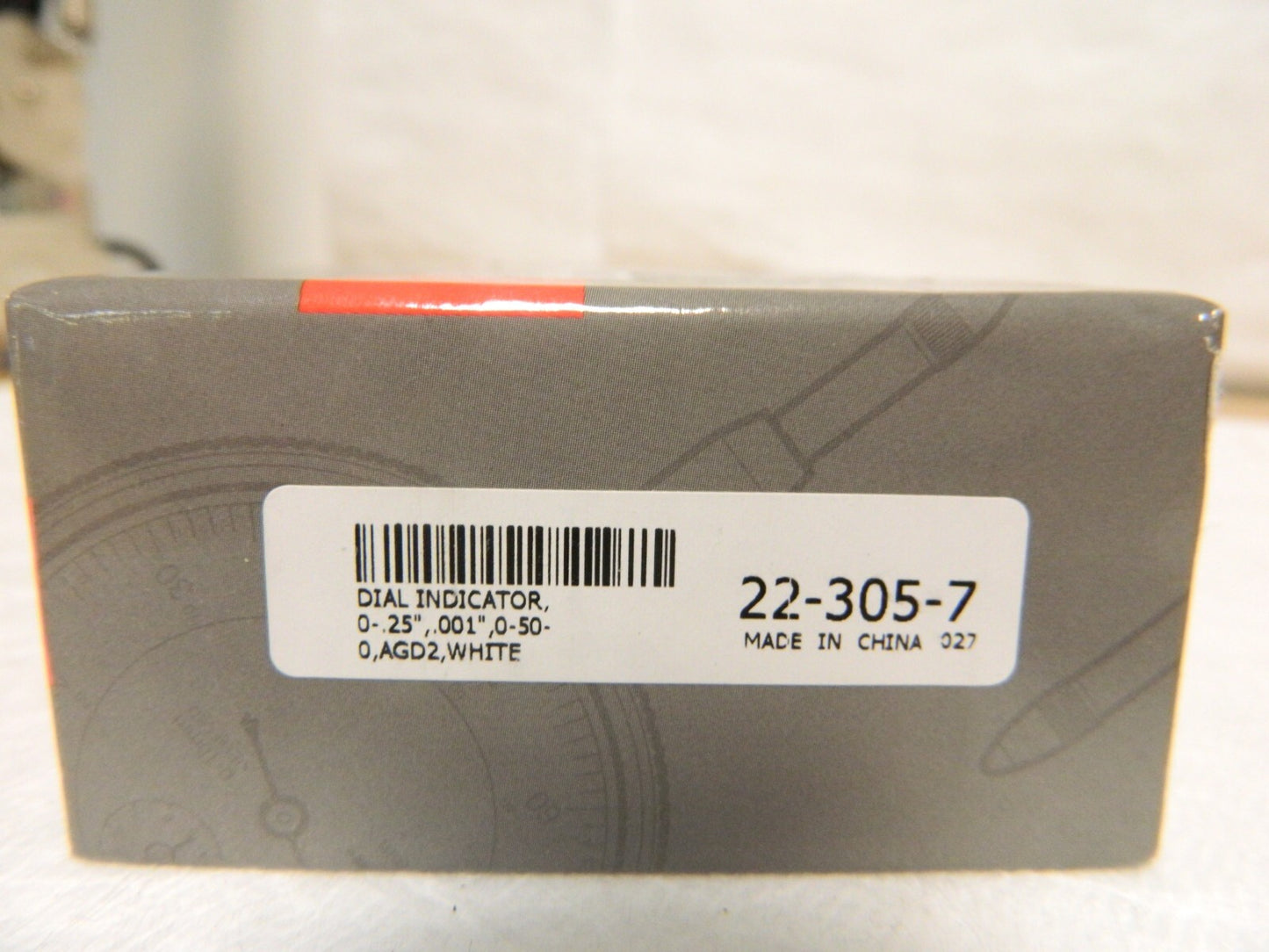 SPI 1/4 Range 0-50-0 Dial Reading 0.001" Graduation Dial Drop Indicator 22-305-7