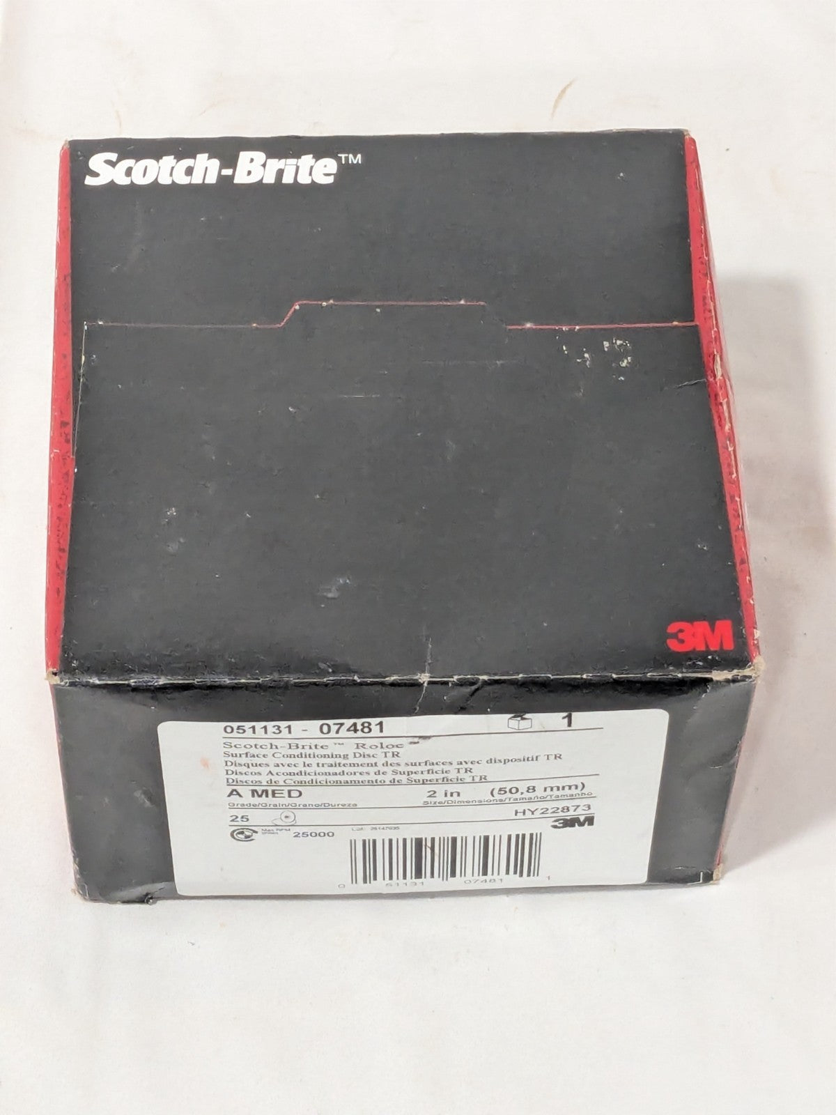 3M Quick-Change Disc: Roloc TR, 2" Dia, Aluminum Oxide Qty 25 7000000751