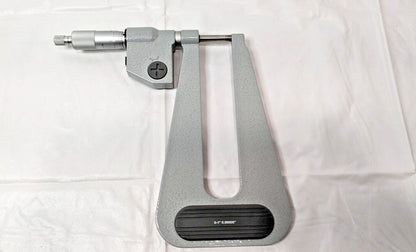 SPI Digital Deep Throat Micrometer  0-1" Range X 6" Throat Depth 17-777-4