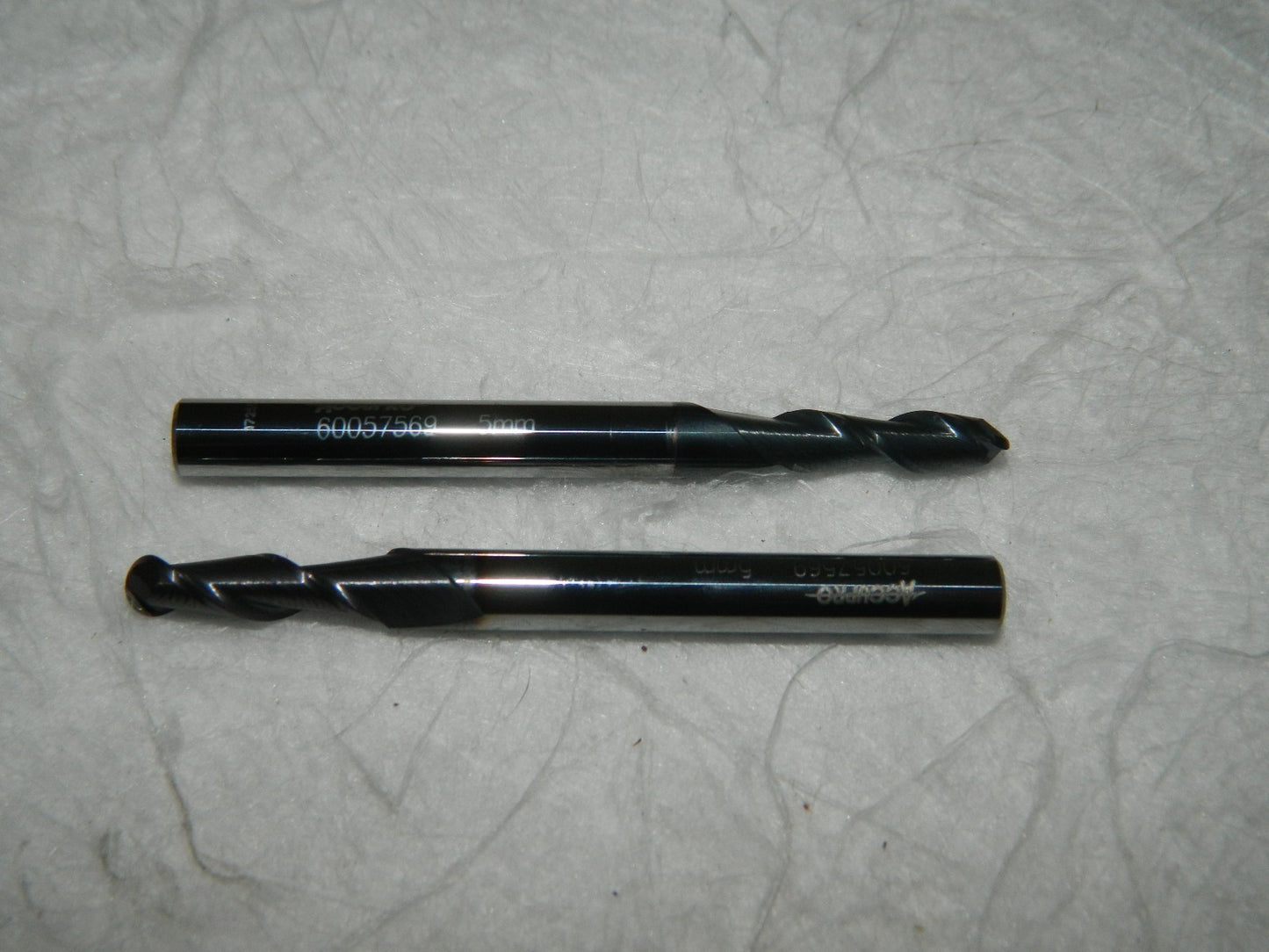 Accupro Solid Carbide Ball End Mill 5mm x 16mm x 63mm 2FL  QTY 4  60057569
