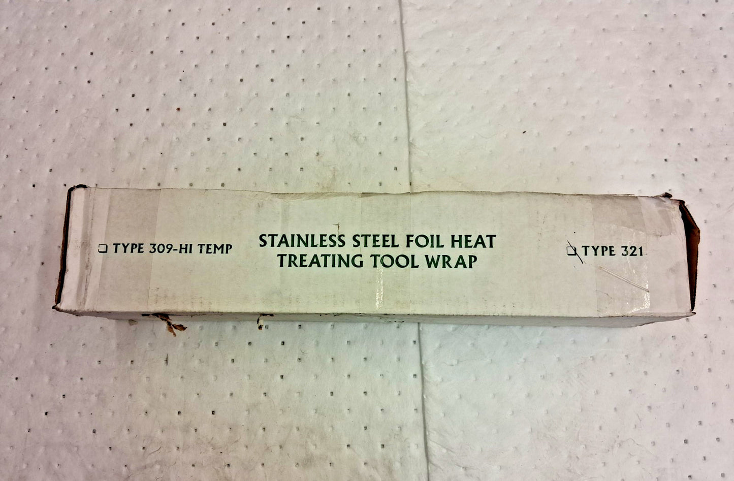 Maudlin Products 321 Stainless Steel Tool Wrap 20" W 12Ft L SSFW321-20-12