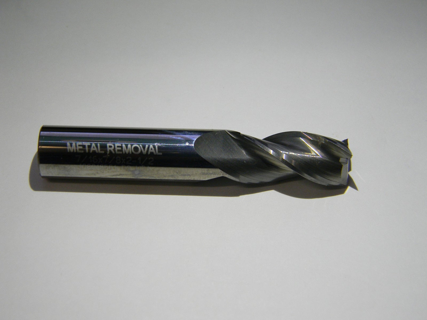 Metal Removal 7/16" x 7/16" x 7/8" x 2-1/2" 3FL Carbide End