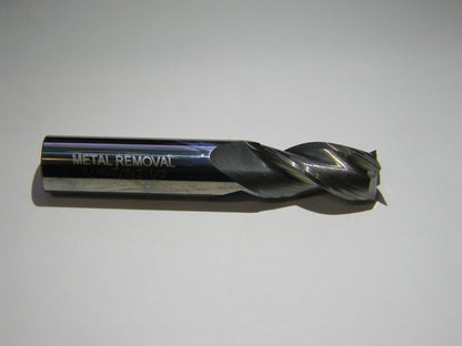 Metal Removal 7/16" x 7/16" x 7/8" x 2-1/2" 3FL Carbide End